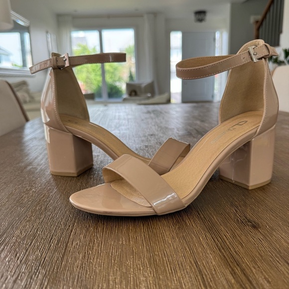 Chinese Laundry Tan Heels with Ankle Strap Women’s 9.5 - Picture 1 of 11